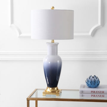 Dip Dye 31.5" Ceramic LED Table Lamp - JONATHAN Y